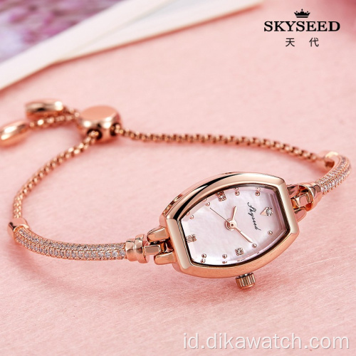 Jam tangan SKYSEED jam tangan mutiara klasik kecantikan yang elegan